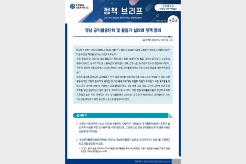 제3호 경남 공익활동단체 및 활동가 실태와 정책 함의 (김민혜 2021.11.15.)  대표이미지