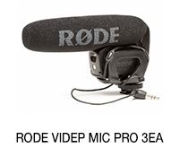 RODE VIDEP MIC PRO 3EA 이미지